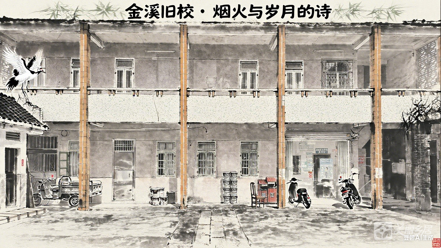 南区金溪旧学校边同古建筑