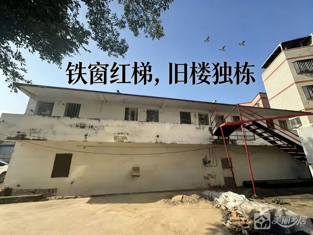 （铁窗红梯，旧楼独栋）一层商铺二层房屋
