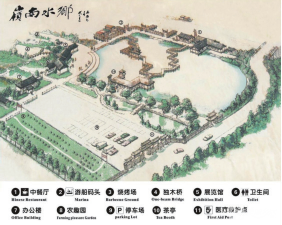 岭南水乡景区原址打造