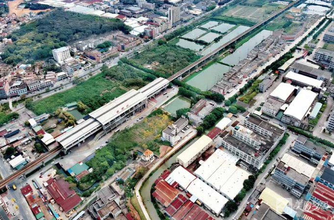 南朗街道南合路与玉竹街交叉口处