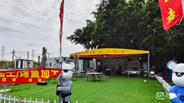 钓场里农庄出租，附近都是工业园，适合做餐饮，营地
